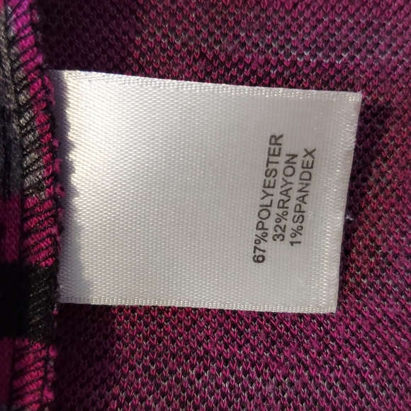 Halogen Geometric Windowpane Print Pencil Skirt Size 4 Pink Grey Black - Picture 11 of 14